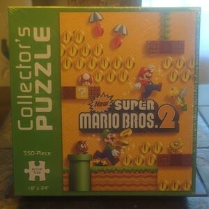 Super Mario Bros. 2 550 Piece Collector's Puzzle NWT